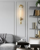 Modern Fluted Glass Wall Sconce