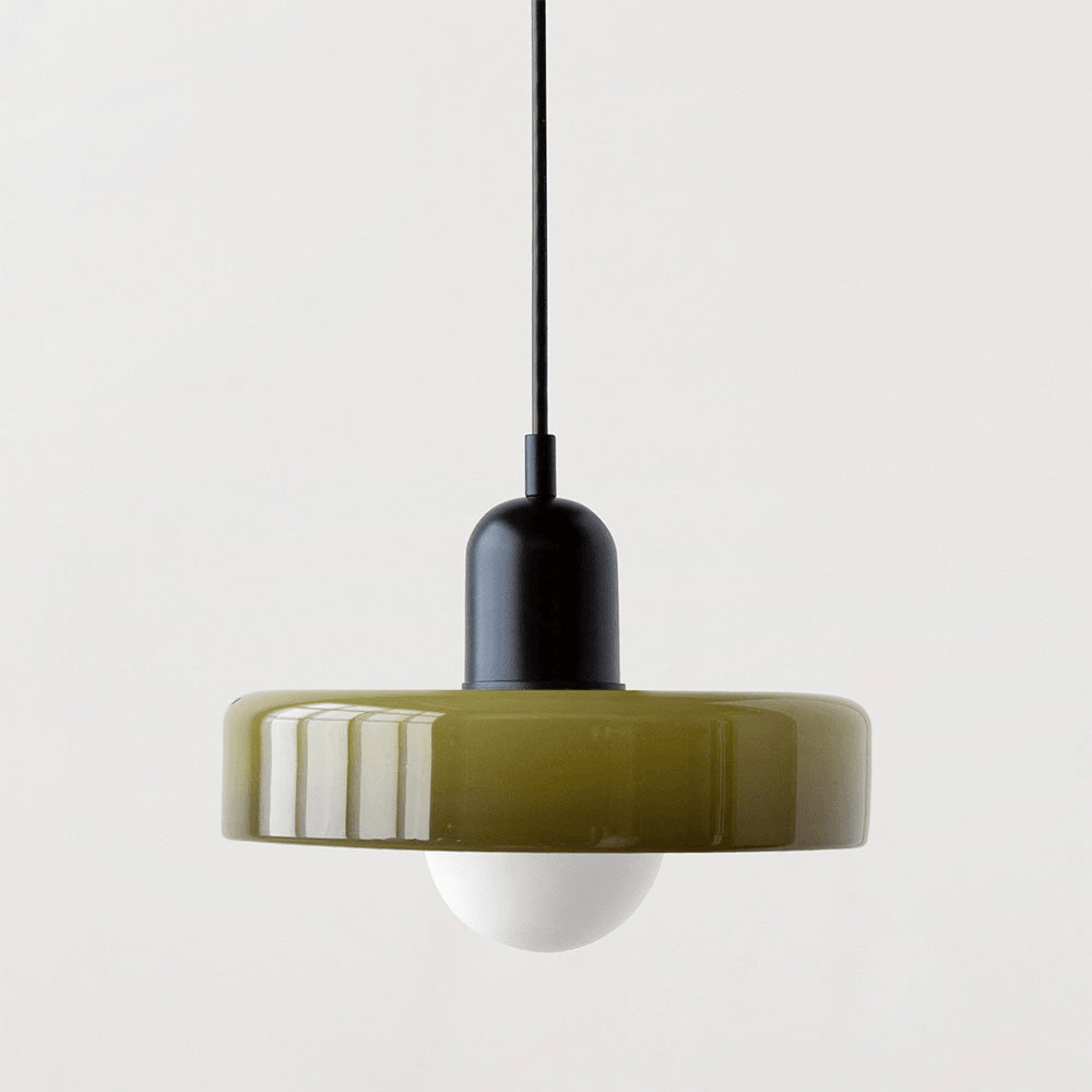 Vintage Glass LED Pendant Lights for Bedroom