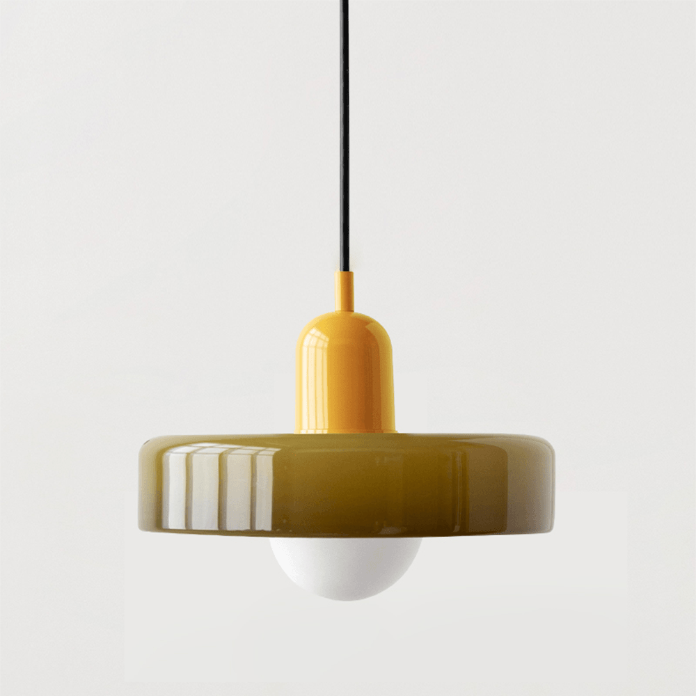 Vintage Glass LED Pendant Lights for Bedroom