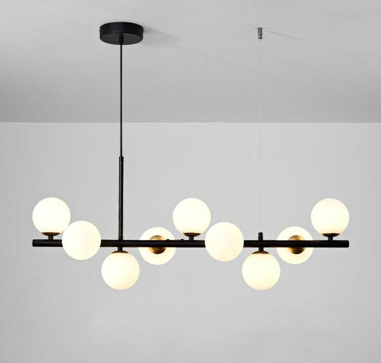 Modern Glass Globe Pendant Light for Kitchen Island