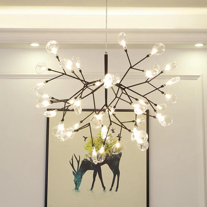 LED Firefly Chandelier Lights for Living Room