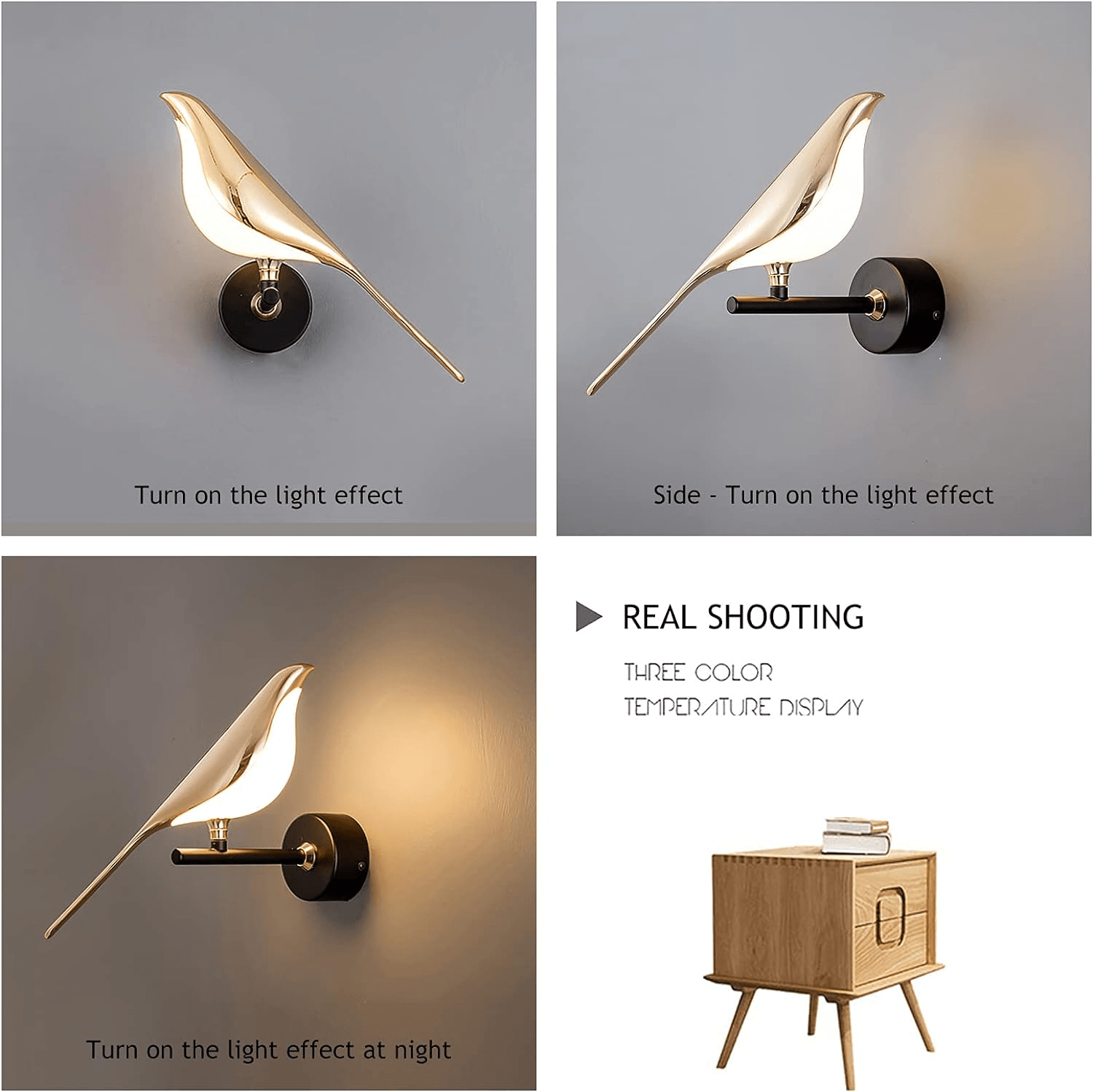 Minimalist Magpie Internal LED Wall Lights