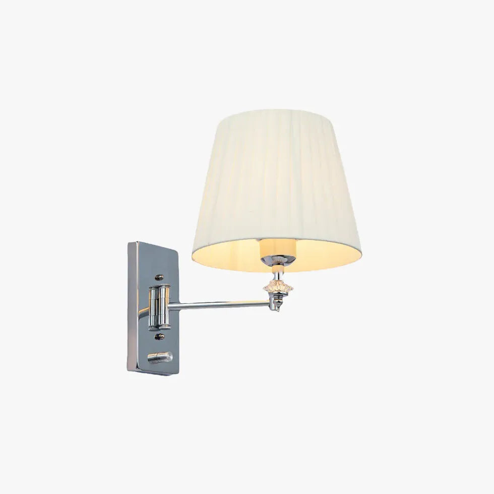 Folding Arm Fabric Modern Wall Lights