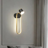 Black and Gold Led Bedside Wall Lights