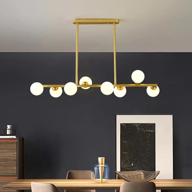 Nordic Dining Room Multi Glass Pendant Lighting