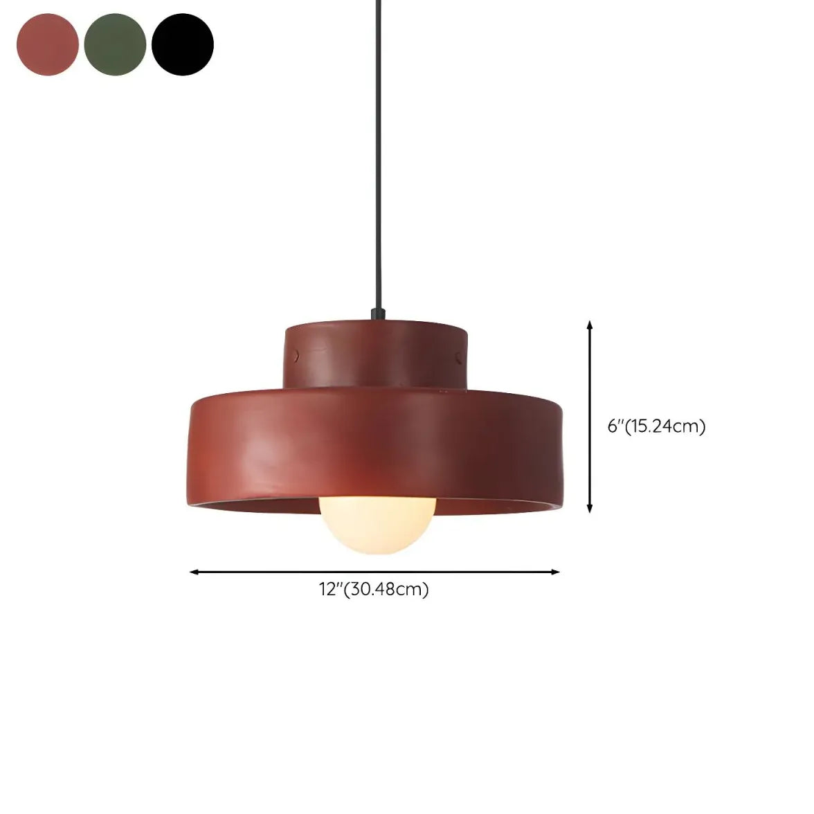 Black Layering Kitchen Vintage Pendant Light