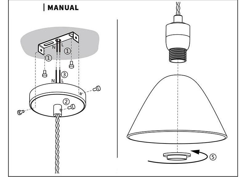 Modern Ceramic Pendant Light for Dining Room