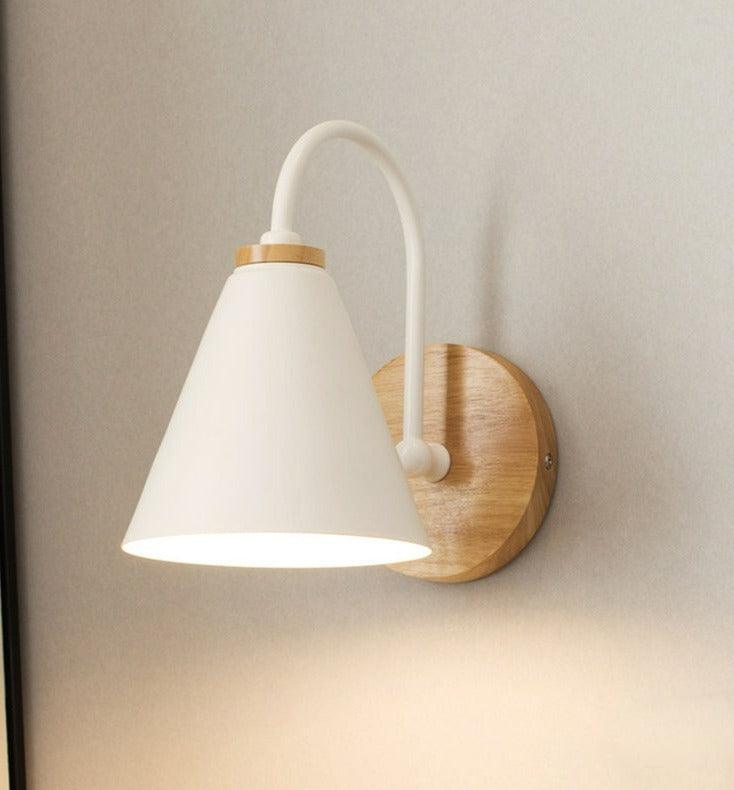 Simple Curved Industrial Black Wall Lights