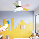 Multi-Color Bedroom Ceiling Fan With Light