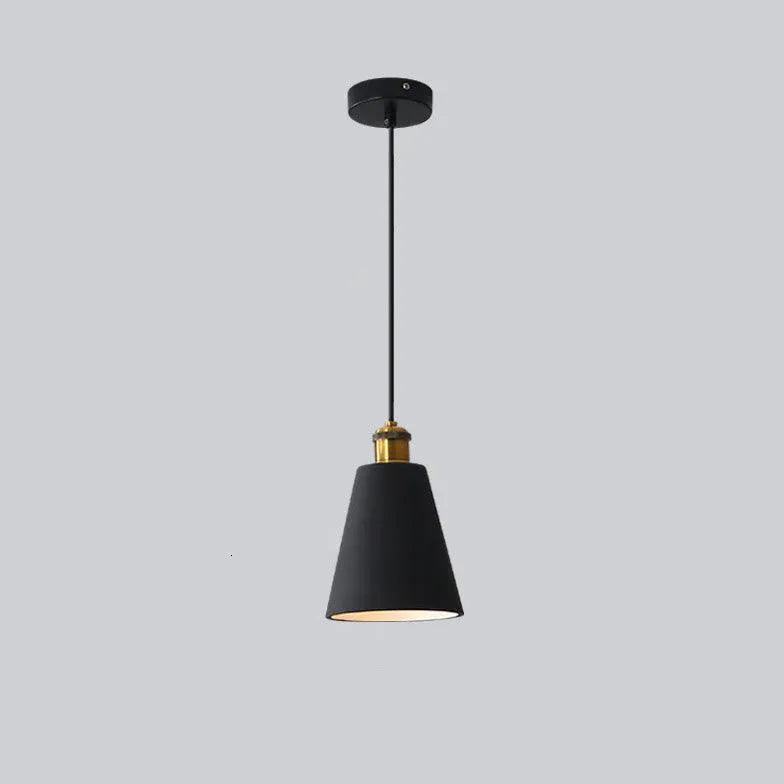 Black Round Cake Dining Room Pendant Light - Clowas