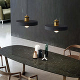 Black Round Cake Kitchen Pendant Light