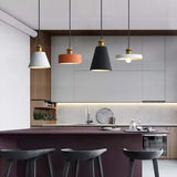 Black Round Cake Kitchen Pendant Light