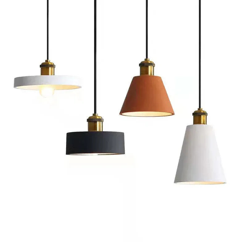 Black Round Cake Kitchen Pendant Light