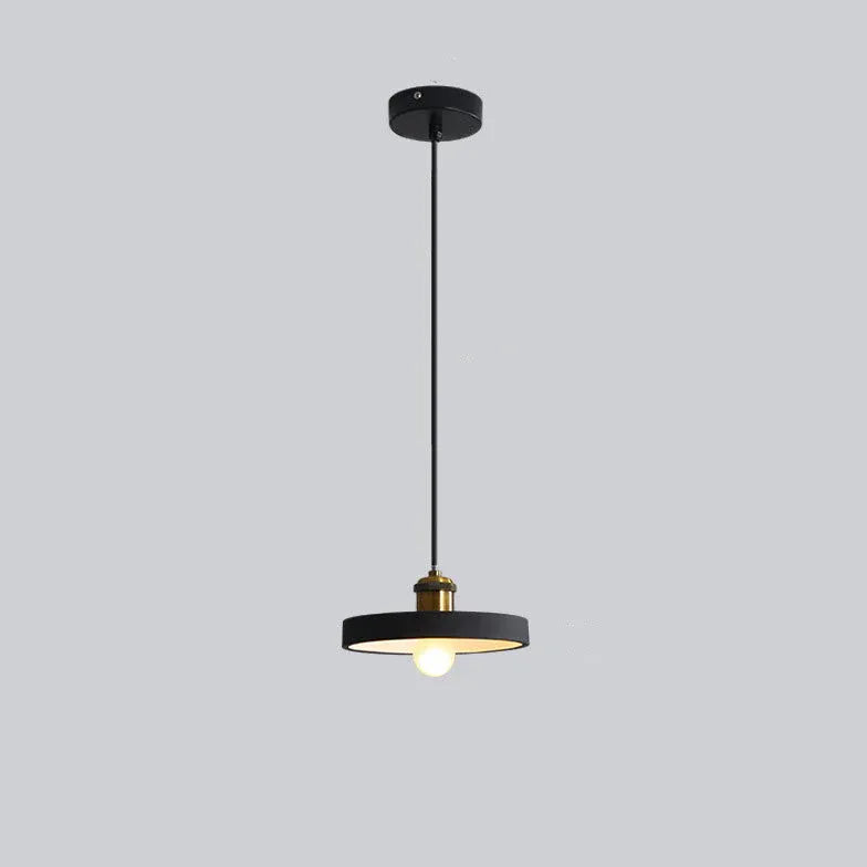 Black Round Cake Kitchen Pendant Light