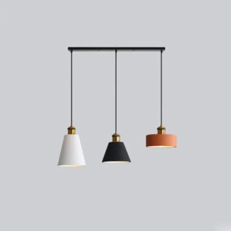 Black Round Cake Kitchen Pendant Light