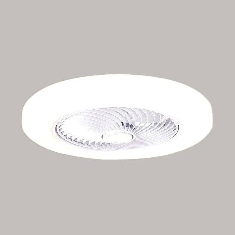 Invisible Spiral Bedroom Ceiling Fan with Light