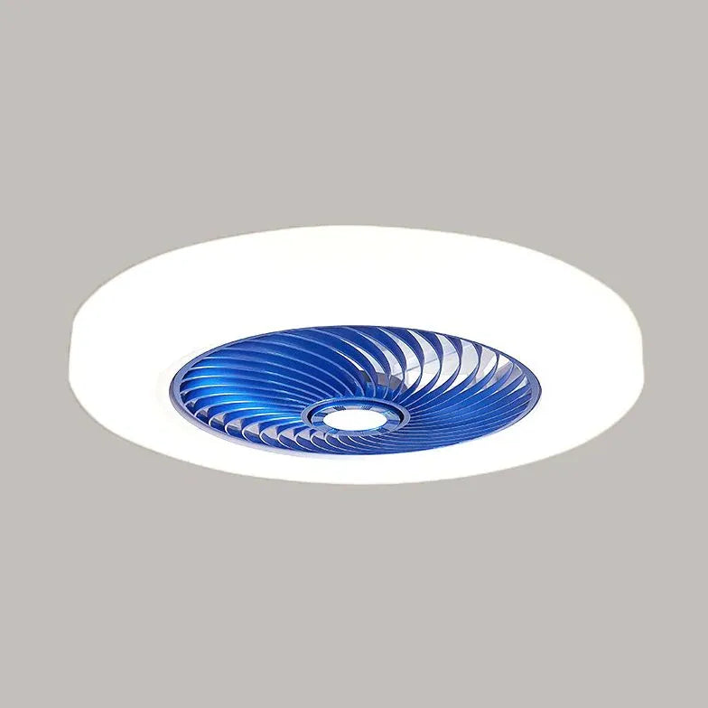 Invisible Spiral Bedroom Ceiling Fan with Light