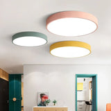 Yellow Bedroom Modern Flush Ceiling Lights