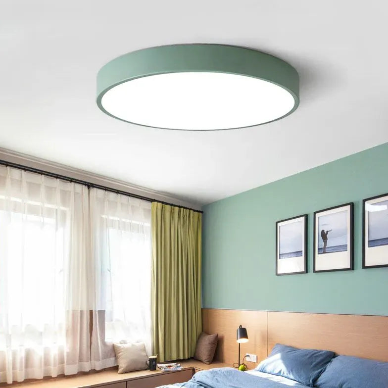 Yellow Bedroom Modern Flush Ceiling Lights