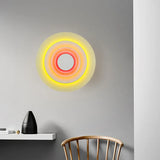 Round Gradient Led Modern Wall Lights