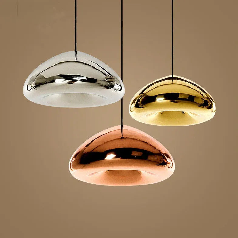 Mirror Hemisphere Kitchen Pendant Light