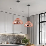 Mirror Hemisphere Kitchen Pendant Light