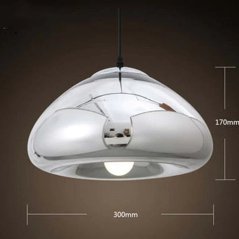 Mirror Hemisphere Kitchen Pendant Light