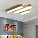 Elliptical Modern Bedroom Flush Ceiling Lights