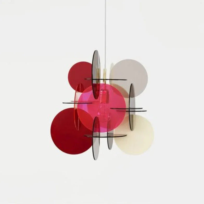 Circular Abstract Kitchen Pendant Light