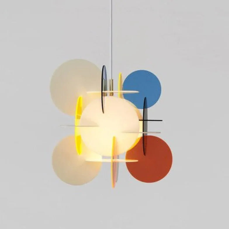 Circular Abstract Kitchen Pendant Light