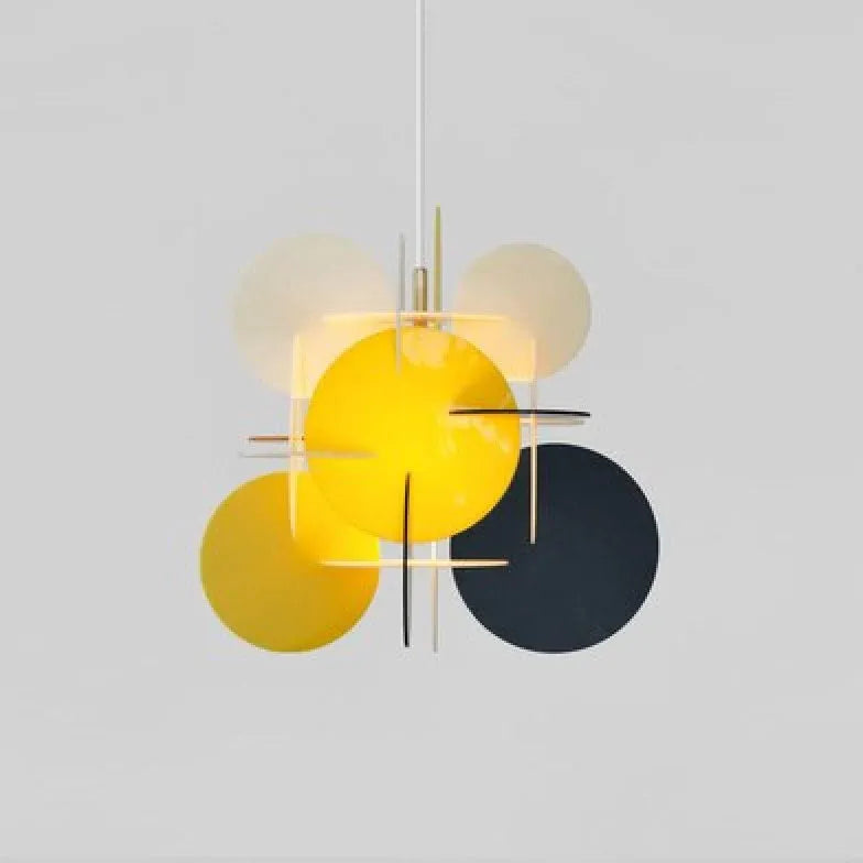 Circular Abstract Kitchen Pendant Light