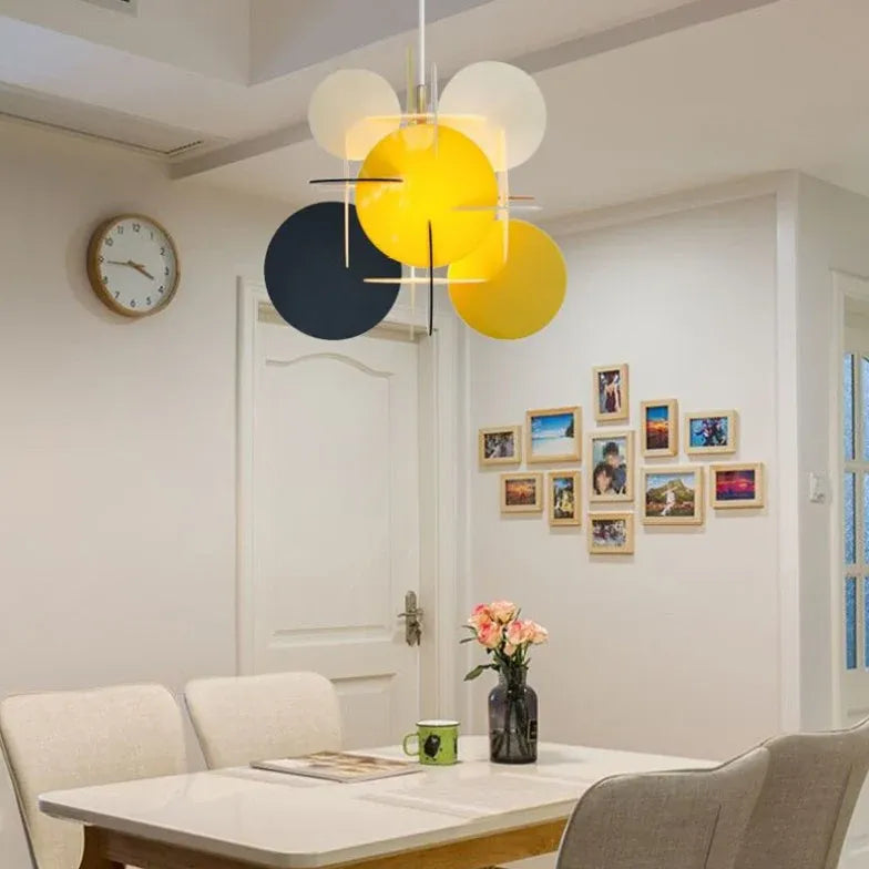 Circular Abstract Kitchen Pendant Light