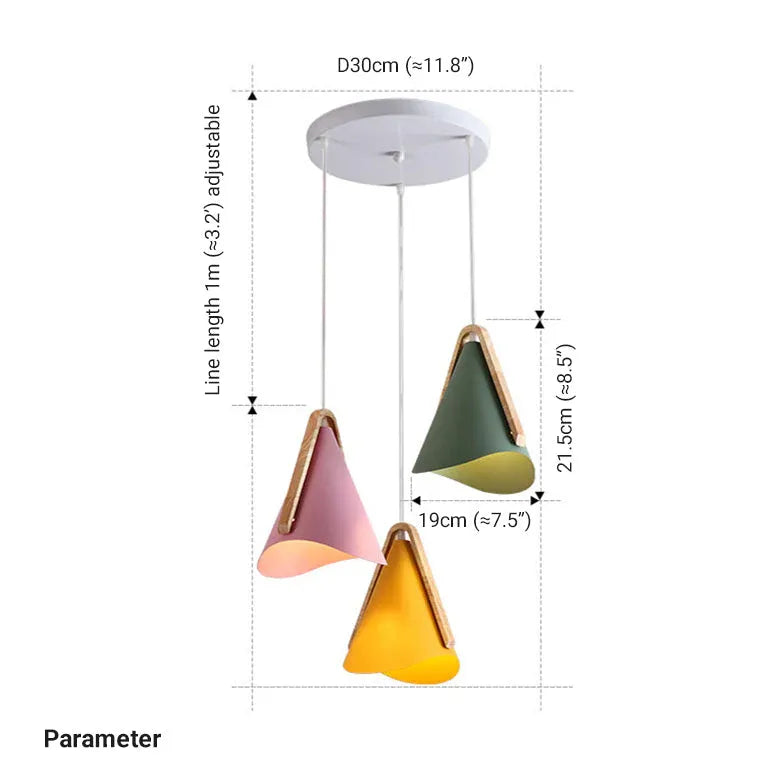 Creative Cone Modern Pendant Light