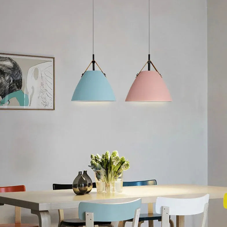 Bell Jar Multicolor Led Modern Pendant Light