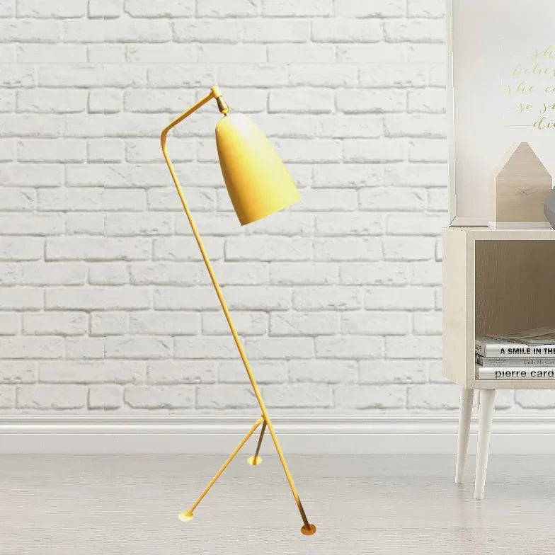 Slanted Tripod Minimalist Floor Lamp