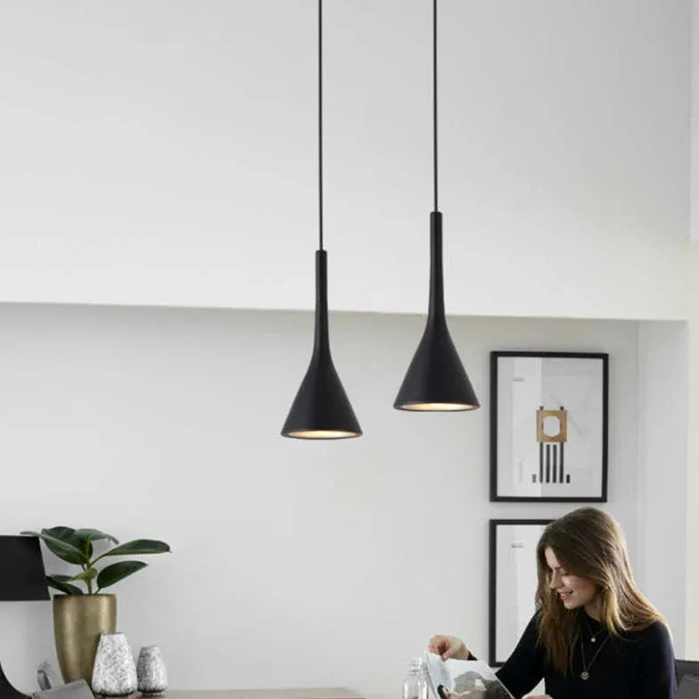 Cone Black Kitchen Modern Pendant Light