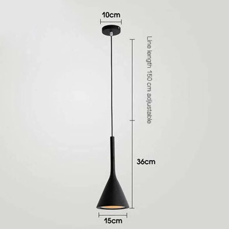 Cone Black Kitchen Modern Pendant Light