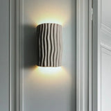 green wall light led modern