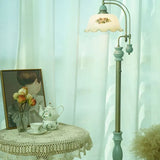 Metal Flower French Retro Floor Lamp