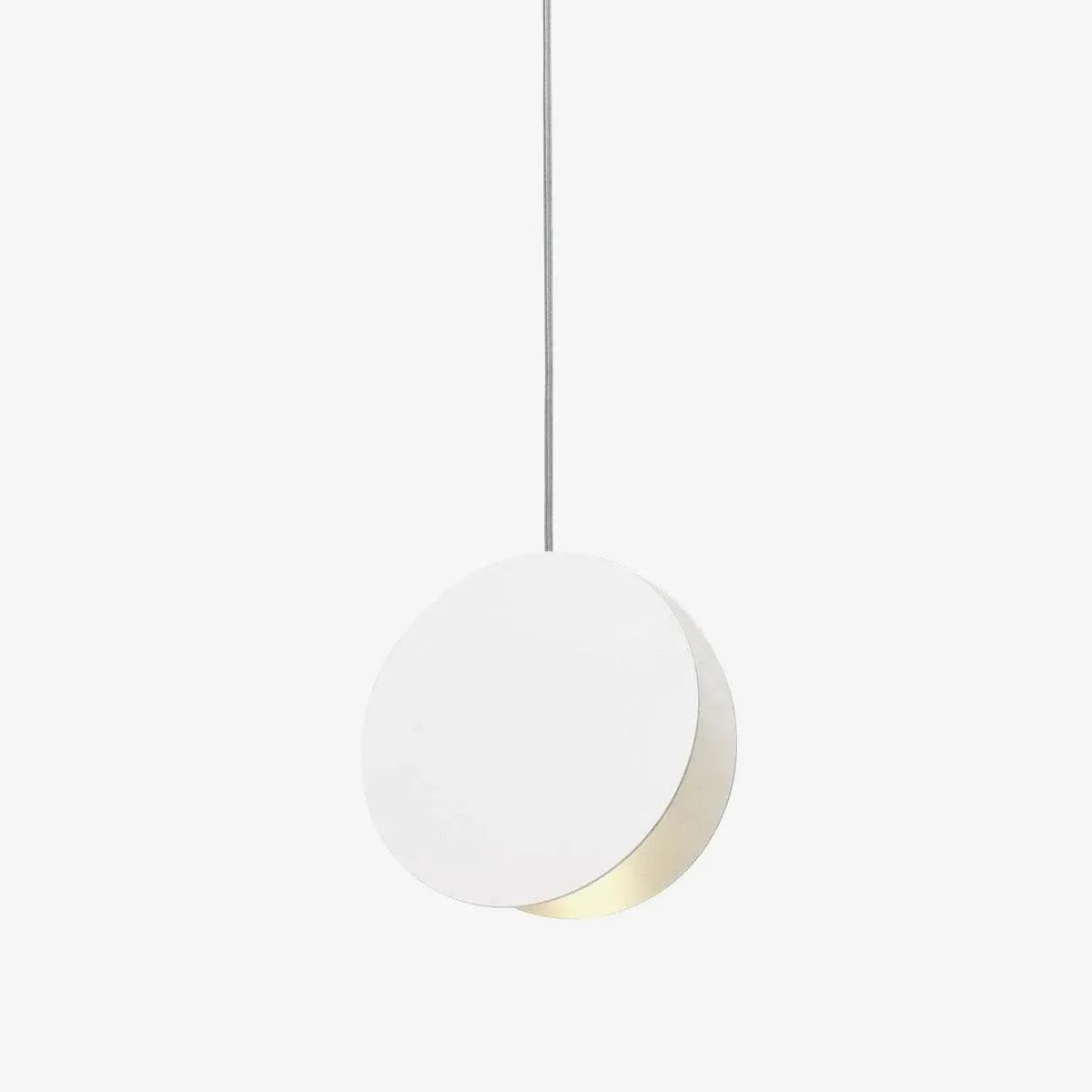 Glossy Disc Kitchen Modern Pendant Light