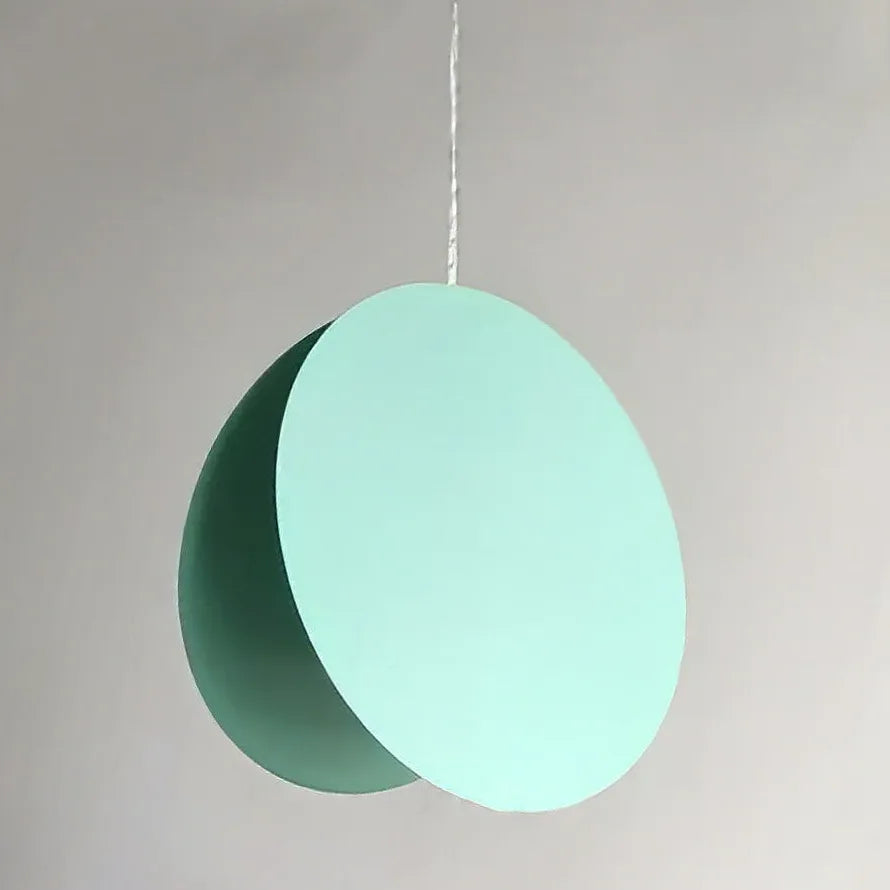 Glossy Disc Kitchen Modern Pendant Light