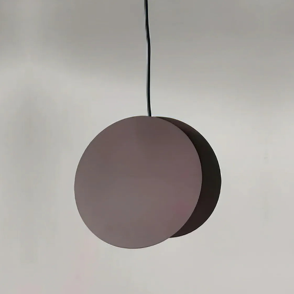 Glossy Disc Kitchen Modern Pendant Light