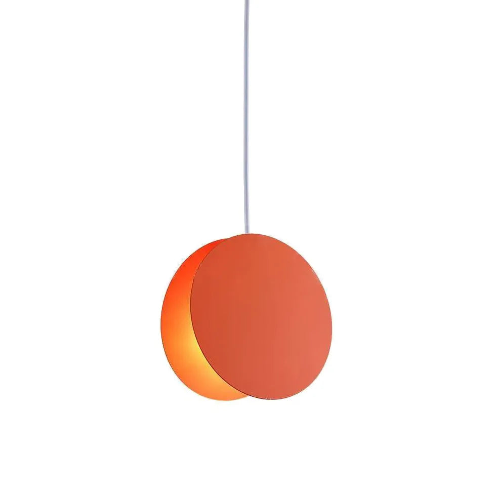 Glossy Disc Kitchen Modern Pendant Light