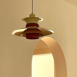 Khaki UFO Kitchen White Pendant Light