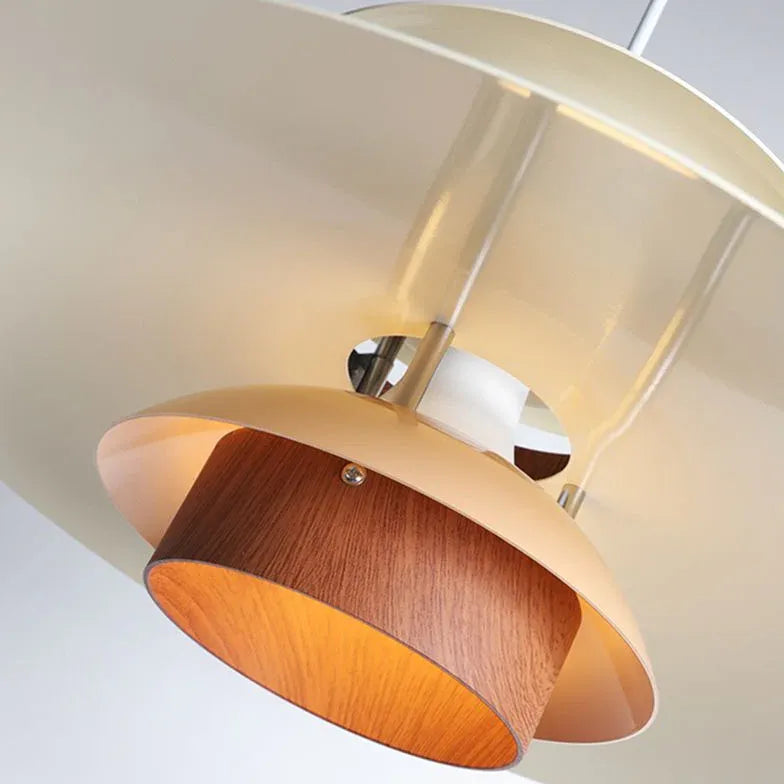 Khaki UFO Kitchen White Pendant Light