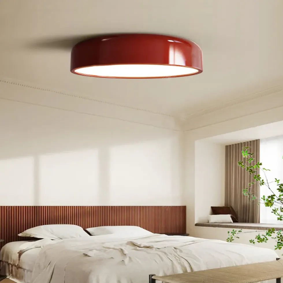 Smooth Round Led Modern Flush Ceiling Lights