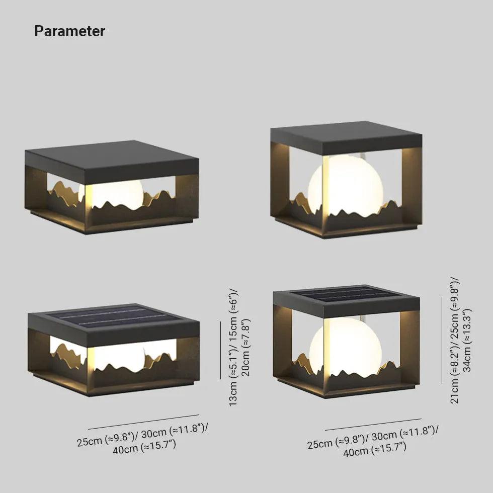 Outdoor Waterproof Solar Pillar LED Pillar Lights