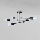 Multi-Arm Structure Gold Modern Ceiling Light - Clowas