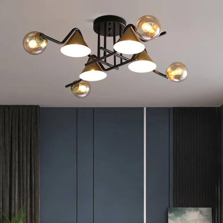 Nordic Glass Hanging Ceiling Lights for Living Room