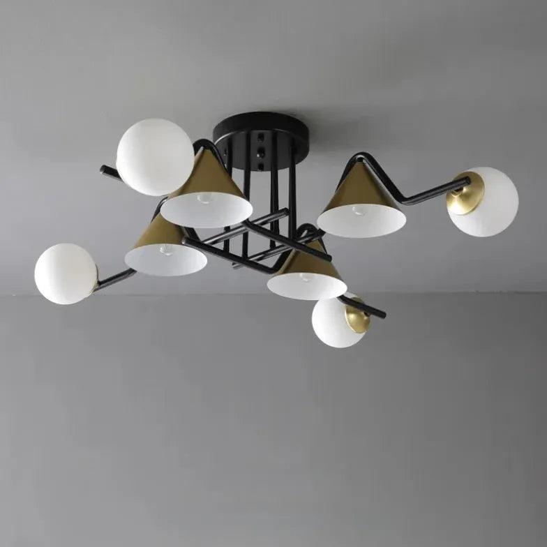 Nordic Glass Hanging Ceiling Lights for Living Room